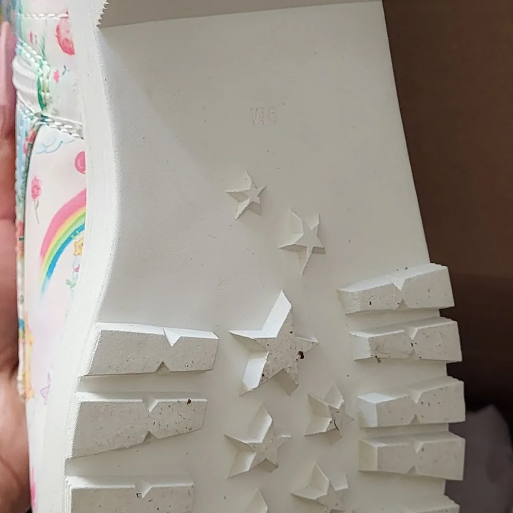 Dolls Kill Carebear Combat Boots - Picture 3 of 4